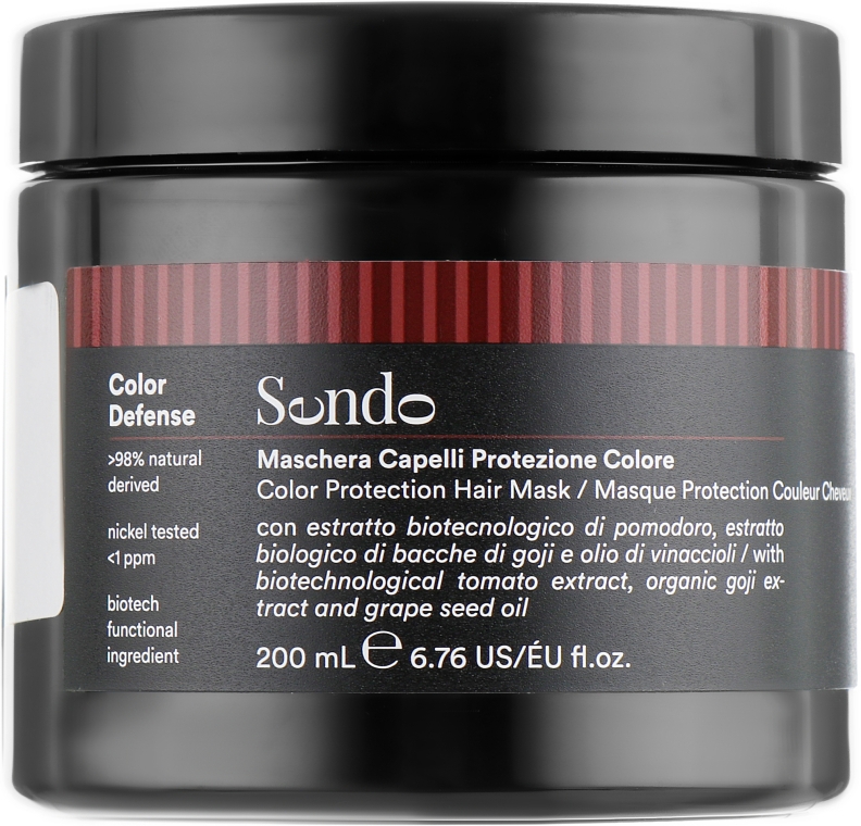 Маска для захисту кольору пофарбованого волосся - Sendo Color Defense Mask — фото N1