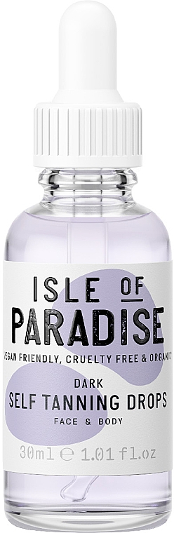 Краплі для автозасмаги - Isle Of Paradise Dark Self Tanning Drops — фото N1