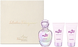 Парфумерія, косметика Salvatore Ferragamo Amo Ferragamo Flowerful - Набір (edt/50ml + sh/gel/50ml + b/lot/50ml)