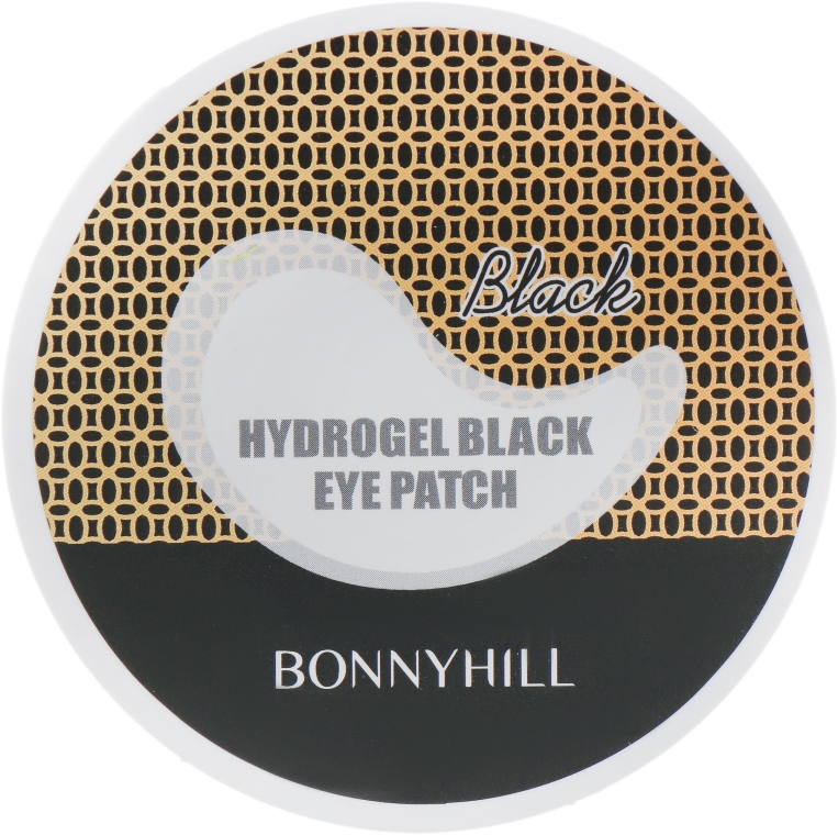 Антивозрастные черные гидрогелевые патчи - Beauadd Bonnyhill Hydrogel Black Eyepatch — фото N2