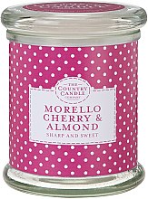 Парфумерія, косметика Ароматична свічка у скляній банці - The Country Candle Company Polkadot Morello Cherry & Almond