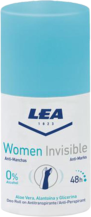 Шариковый дезодорант - Lea Women Invisible Aloe Vera Deodorant Roll-On — фото N1