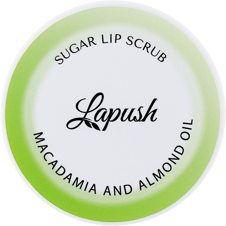 Скраб для губ с маслами макадамии и миндаля - Lapush Sugar Lip Scrub Macadamia And Almond Oil
