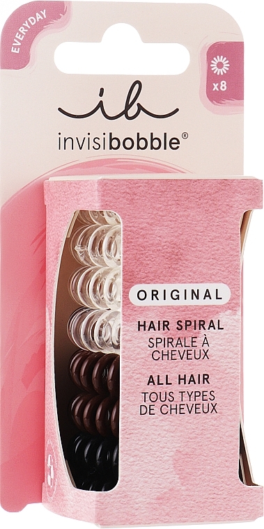 Набор резинок для волос, 8 шт. - Invisibobble Original The Hair Necessities — фото N1