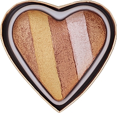 Парфумерія, косметика Хайлайтер для обличчя - Makeup Revolution Blushing Hearts Highlighter