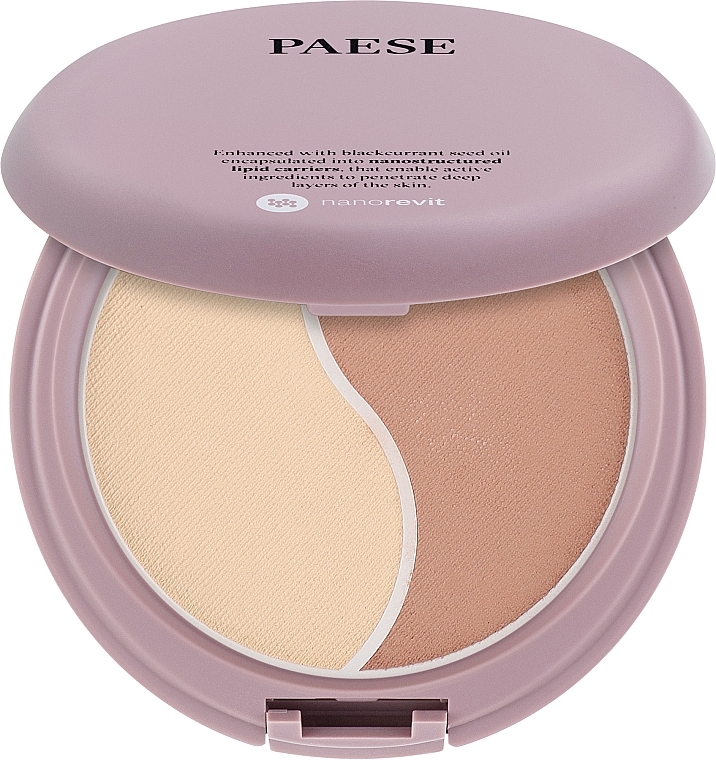 Двойная пудра для контуринга - Paese Contour Duo Powder — фото N1