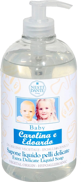 Жидкое мыло "Каролина и Эдуардо" - Nesti Dante Carolina & Edoardo Extra Delicate Baby Liquid Soap — фото N1