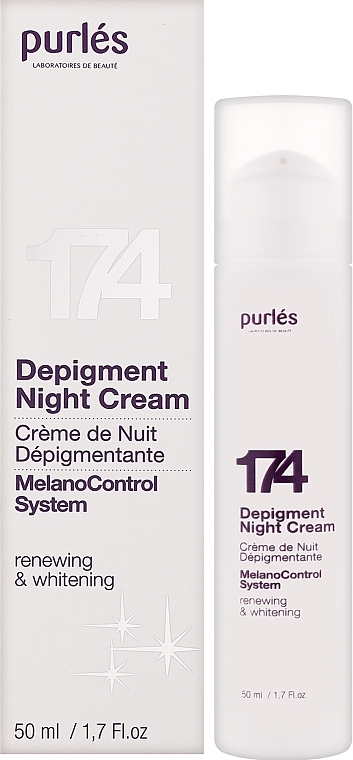 Депигментирующий ночной крем - Purles Depigment Night Cream — фото N2