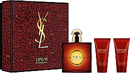 Духи, Парфюмерия, косметика Yves Saint Laurent Opium - Набор (edt/50ml + b/lot/50ml + sh/g/50ml)