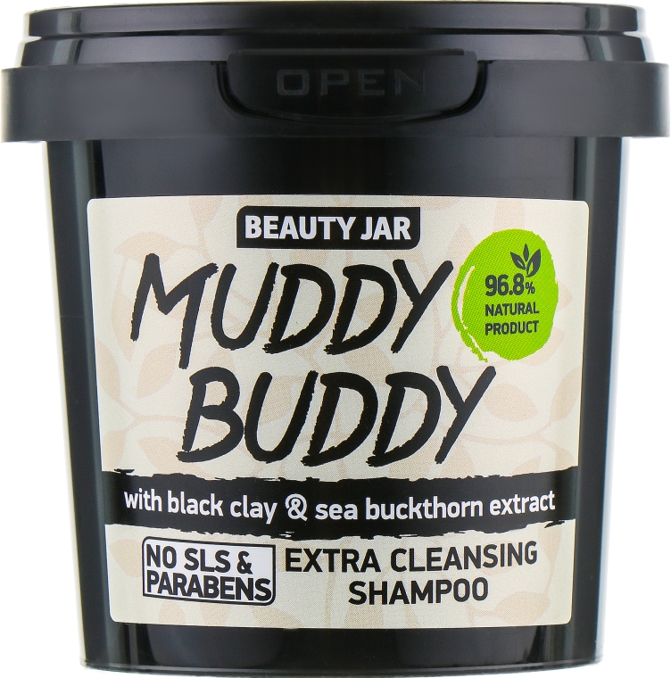 Шампунь для волосся "Muddy Buddy", очищувальний - Beauty Jar Extra Cleansing Shampoo — фото N1