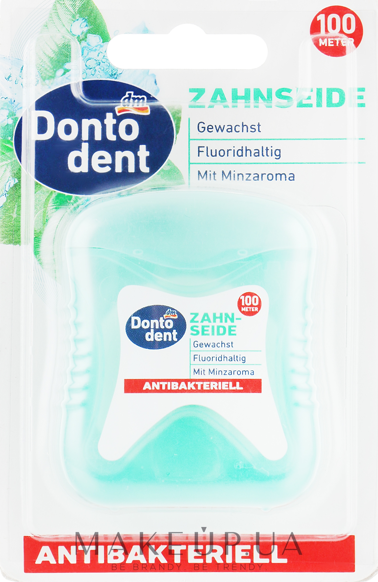 Антибактеріальна зубна нитка - Dontodent — фото 100м