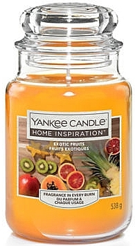 Ароматическая свеча в банке - Yankee Candle Home Inspiration Exotic Fruits — фото N1