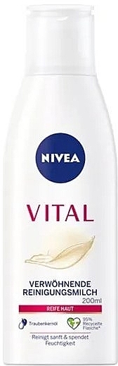 Молочко для тіла - NIVEA Vital Pampering Cleansing Milk — фото N1