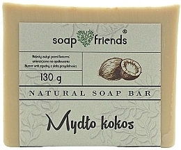 Гліцеринове мило для тіла "Кокос" - Soap&Friends — фото N1