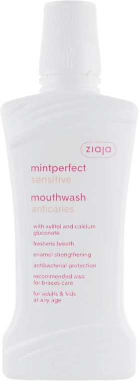 Ополаскиватель - Ziaja Mintperfect Sensitiv Mouthwash — фото N1