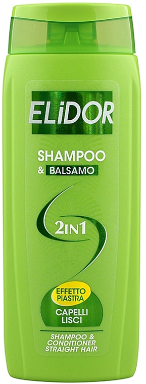 Шампунь-кондиціонер для прямого волосся - Elidor Shampoo & Conditioner Straight Hair — фото N1