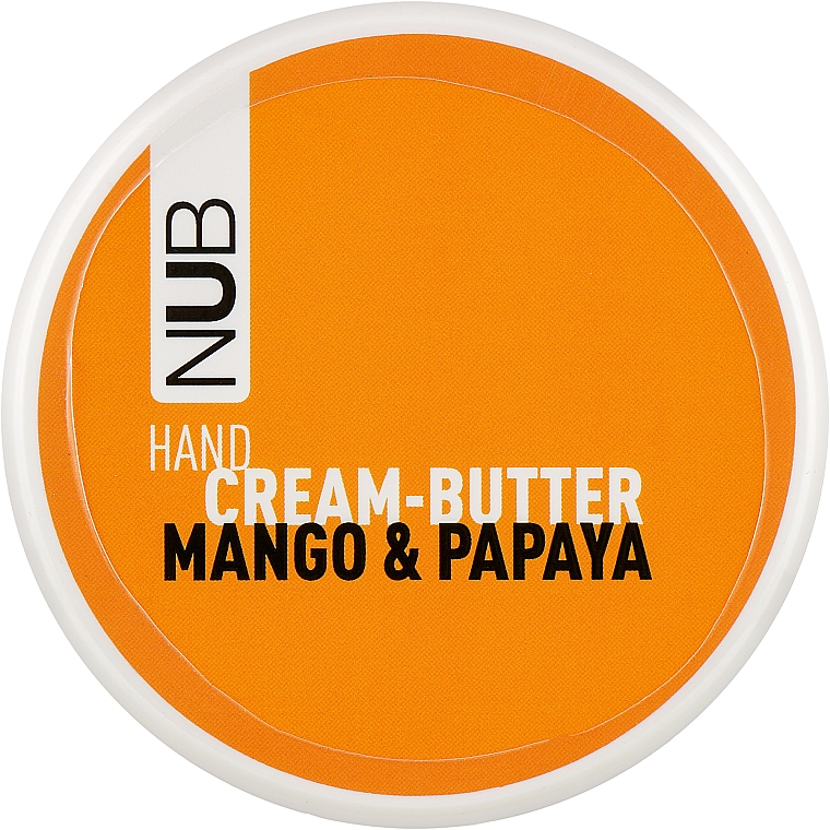 Крем-баттер питательный для рук - NUB Nourishing Hand Cream Butter Mango & Papaya