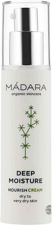Крем для глибокого зволоження шкіри обличчя - Madara Cosmetics EcoFace — фото N1