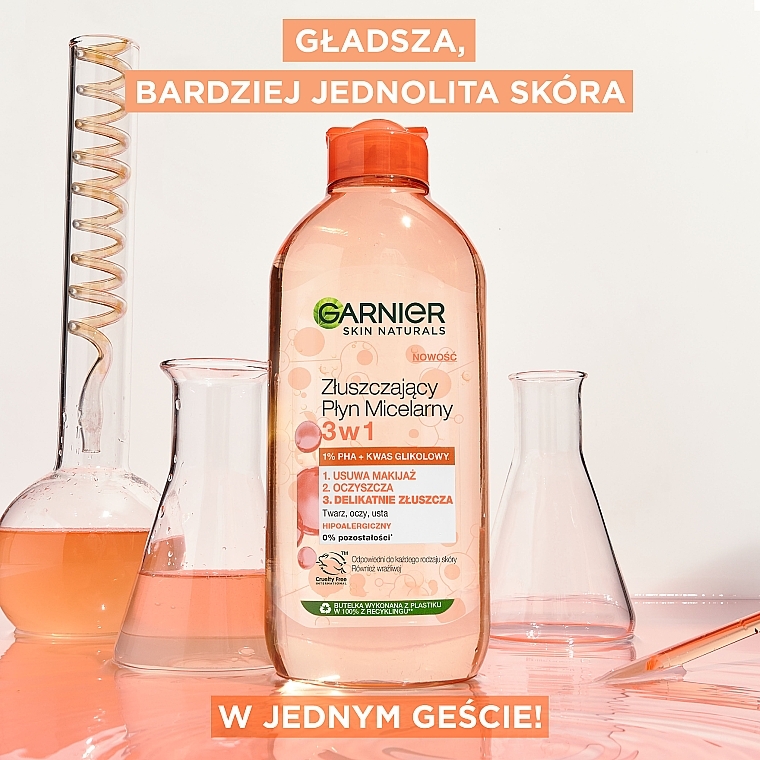 Отшелушивающая мицеллярная вода 3в1 - Garnier Skin Naturals — фото N5