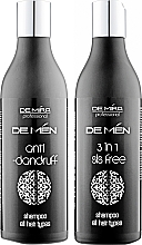 Набір професійного догляду за волоссям для чоловіків - DeMira Professional DeMen (shm/2x300ml) — фото N2