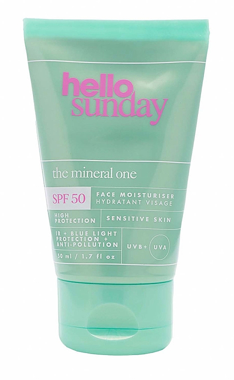 Увлажняющий крем для лица - Hello Sunday The Mineral One SPF 50 — фото N1