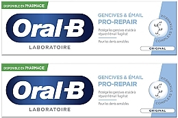 Набор - Oral-b Gum & Enamel Repair Original (toothpaste/2x75ml) — фото N1