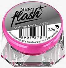 Зеркальная втирка - Semilac Semi Flash — фото N1