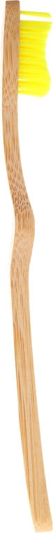 Бамбукова зубна щітка, яскраво-жовта - Ecobamboo Supersoft Toothbrush — фото N2