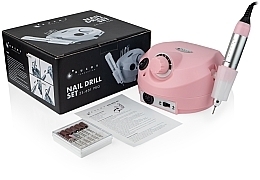 Фрезер для манікюру та педикюру, рожевий - Bucos Nail Drill Pro ZS-601 Pink — фото N1