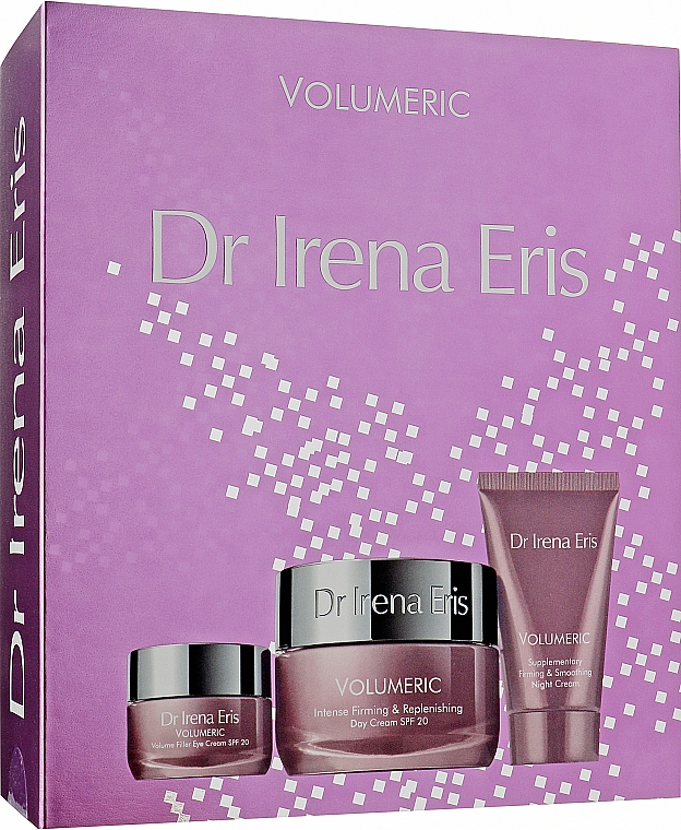 Набор - Dr Irena Eris Volumeric (f/cr/50ml + f/cr/30ml + eye/cr/15ml) — фото N1