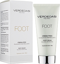 Розслаблювальний і освіжальний крем для ніг - Verdeoasi Foot Cream Relaxing Refreshing — фото N2