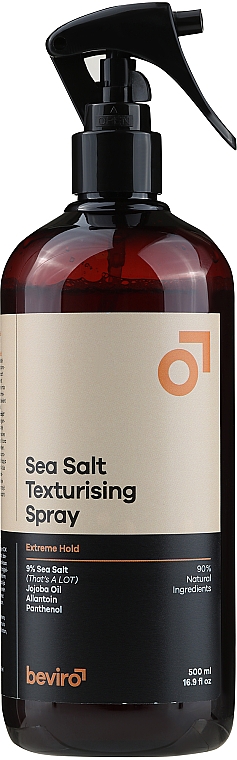 Солевой текстурирующий спрей для волос сильной фиксации - Beviro Salty Texturizing Spray Extreme Hold — фото N1