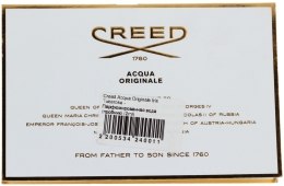 Духи, Парфюмерия, косметика Creed Acqua Originale Iris Tuberose - Парфюмированная вода (пробник)