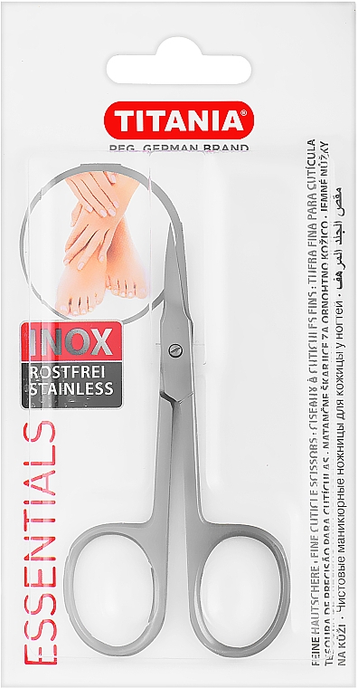 Ножницы маникюрные для удаления кутикулы - Titania Inox