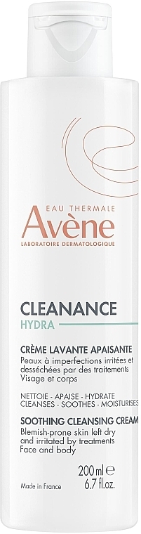 Очищающий крем для лица - Avene Cleanance Hydra Soothing Cleansing Cream — фото N1