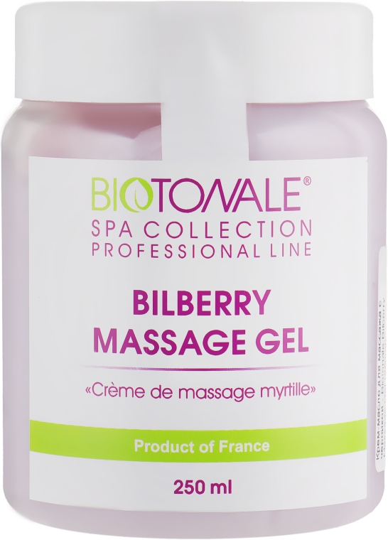 Крем-масло для масажу з чорницею - Biotonale Bilberry Massage Gel — фото N3