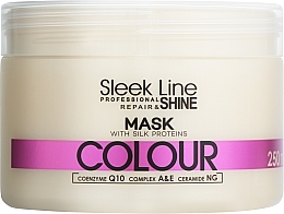 Парфумерія, косметика Маска для фарбованого волосся - Stapiz Sleek Line Colour Mask