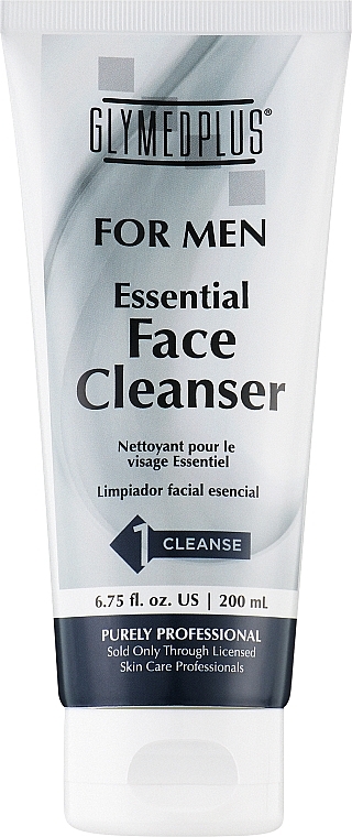 Очищувальний засіб для обличчя - GlyMed For Men Essential Face Cleanser — фото N1