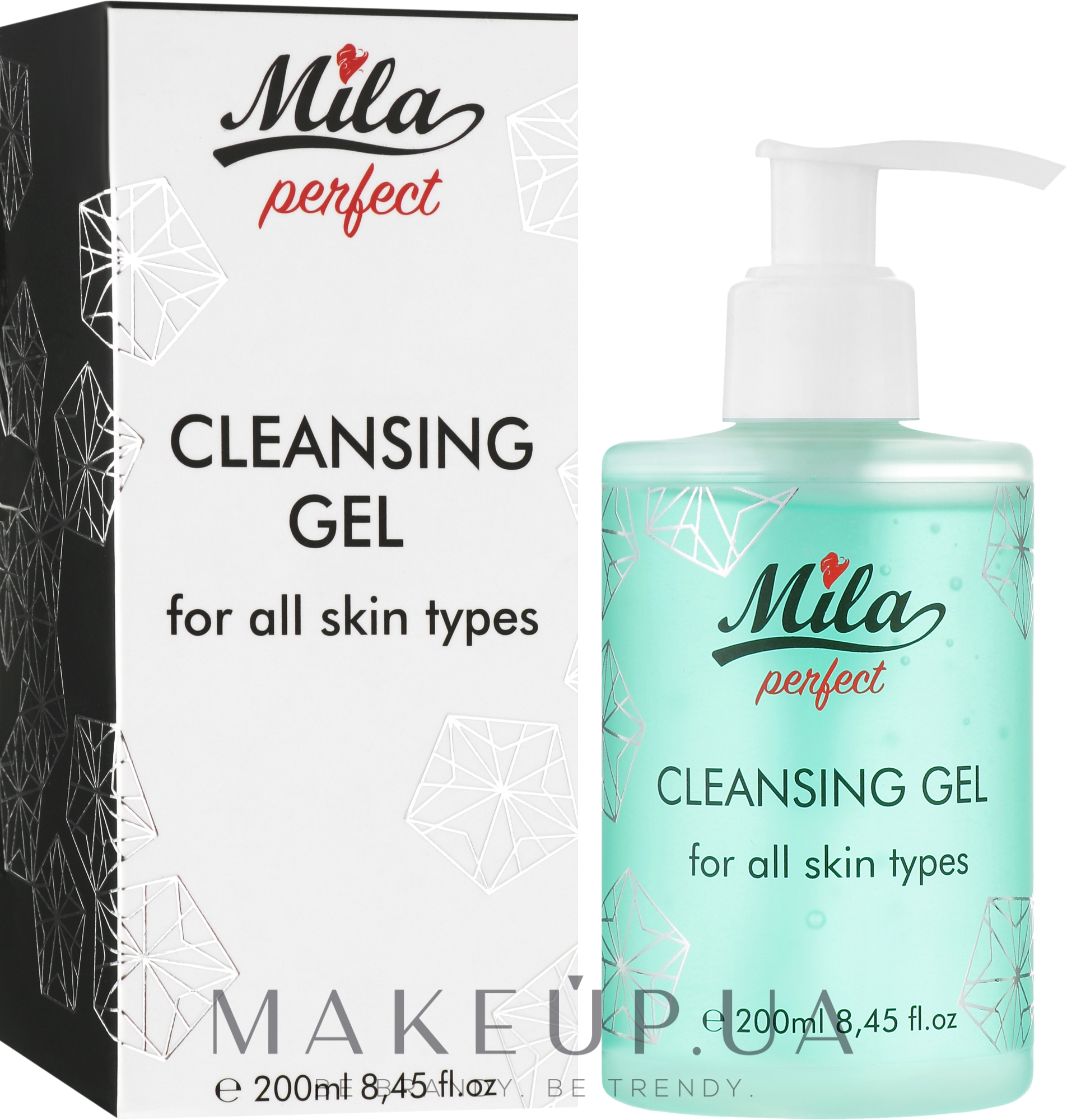 Гель очищуючий для обличчя - Mila Perfect Cleansing Gel — фото 200ml