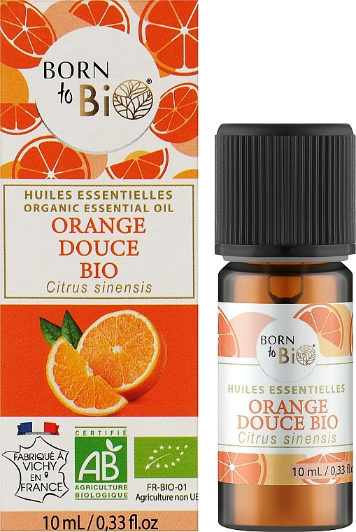 Органічна ефірна олія "Апельсин солодкий" - Born to Bio Aromatherapie — фото N2