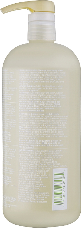 Відновлювальний шампунь 2в1 - Paul Mitchell Tea Tree Hemp Restoring Shampoo & Body Wash — фото N4