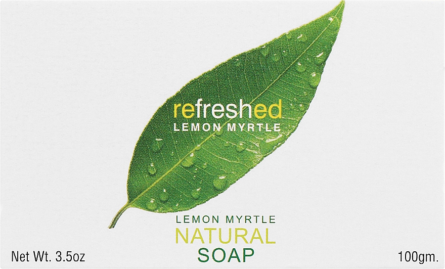 Мыло на растительной основе натуральное освежающее с маслом лимонного мирта - Tea Tree Therapy Natural Soap — фото N1