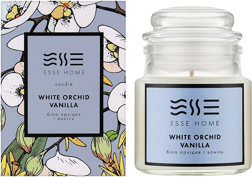 Esse Home White Orchid Vanilla - Ароматична свічка — фото N2