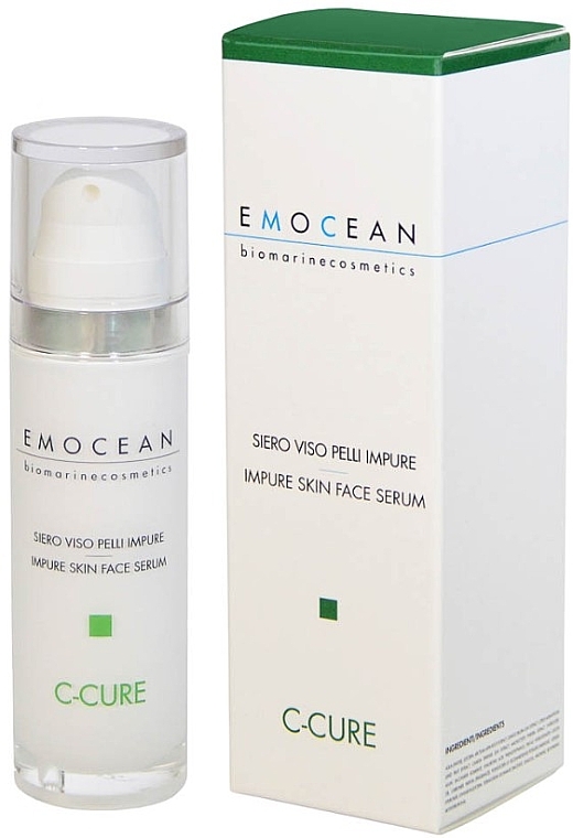 Очищающая сыворотка для загрязненной и склонной к акне кожи - Emocean C-Cure Impure Skin Face Serum — фото N2