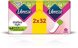 Ультратонкие ежедневные прокладки, 64 шт - Libresse Dailies Style Normal — фото N3