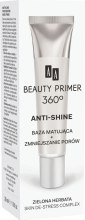 Парфумерія, косметика Основа під макіяж - AA Cosmetics Beauty Primer 360 Anti-Shine Make-Up Base