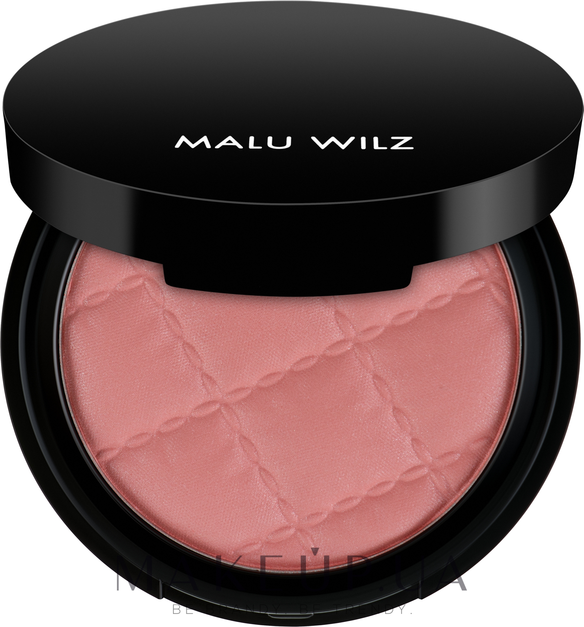 Компактные румяна для лица - Malu Wilz Satin Glow Blusher — фото 01