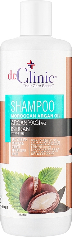 Шампунь з арганієвою олією - Dr.Clinic Moroccan Argan Oil Shampoo — фото N1