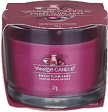 Парфумерія, косметика Ароматична свічка в склянці "Солодке сливове саке" - Yankee Candle Sweet Plum Sake (міні)
