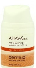 Парфумерія, косметика Зволожуючий засіб для обличчя - Ahava Dermud Facial Calming Moisturizer SPF15